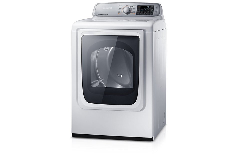 Samsung DV50F9A6GVW Gas Front Load Dryer with Steam Dry, 7.4 Cubic Feet, Neat White N2