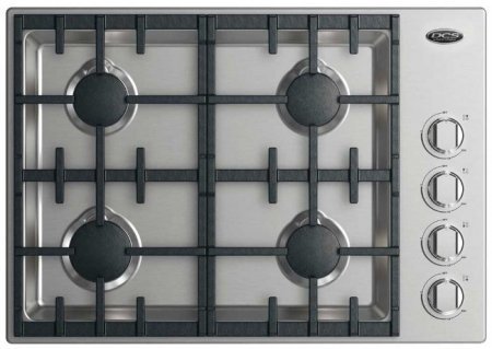 DCS CDV2304HN 30" Gas Sealed Burner Style Cooktop with 4 Burners, Sealed Dual Flow Burners in Stainless Steel N2