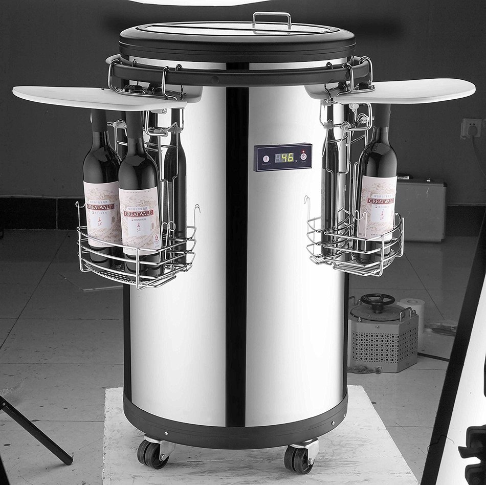 Igloo FRP245 Party Cooler, 120V, Stainless Steel N2