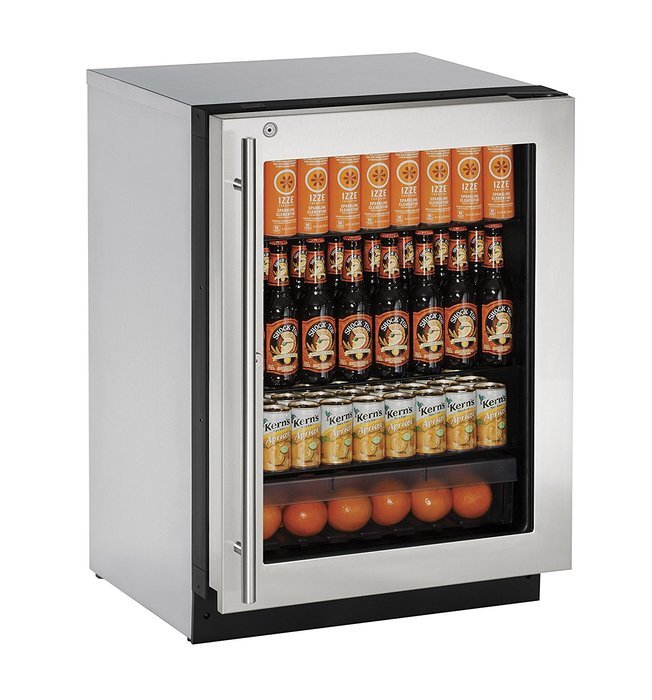 U-Line U2224RGLS13A Built-in Compact Refrigerator, 4.9 cu. ft., Stainless Steel