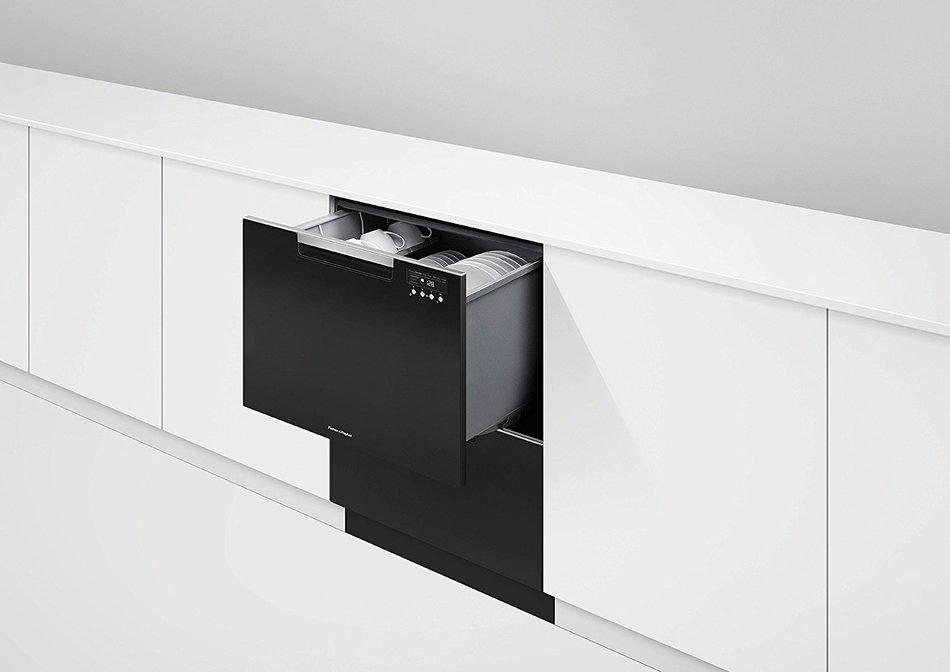 Fisher Paykel DD24DCTB9 24" Drawers Semi-Integrated Dishwasher in Black