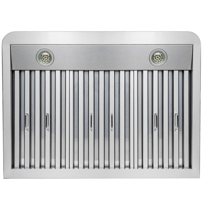 Golden Vantage 30" Under Cabinet Stainless Steel Range Hood Vent with Remote Control N6