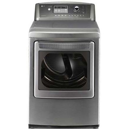 LG DLGX5102V 27 7.3 cu. Ft. Gas Steam Dryer - Graphite Steel