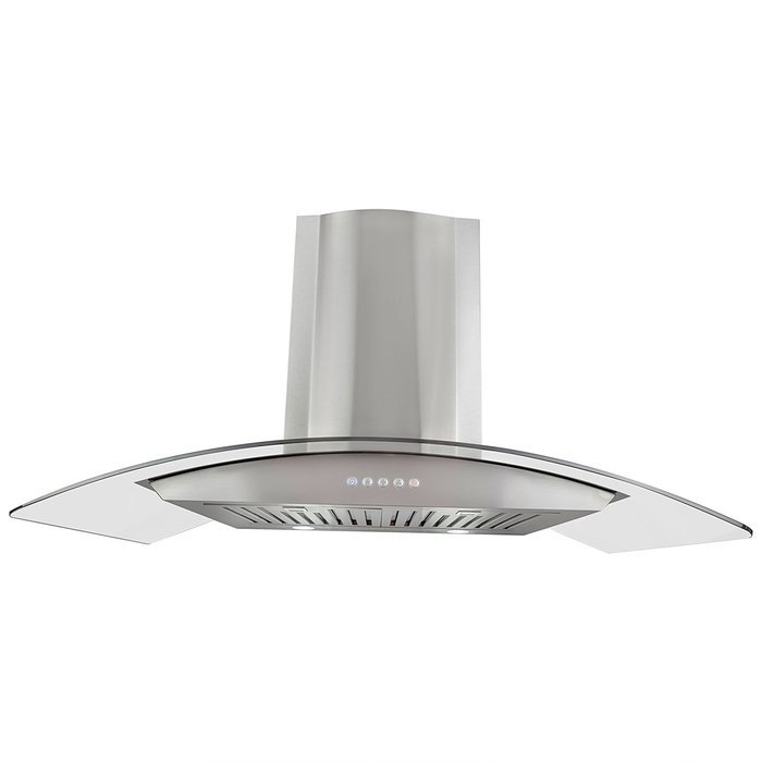 Cosmo 668A900 36" Wall Mount Range Hood with Glass , Stainless Steel N3