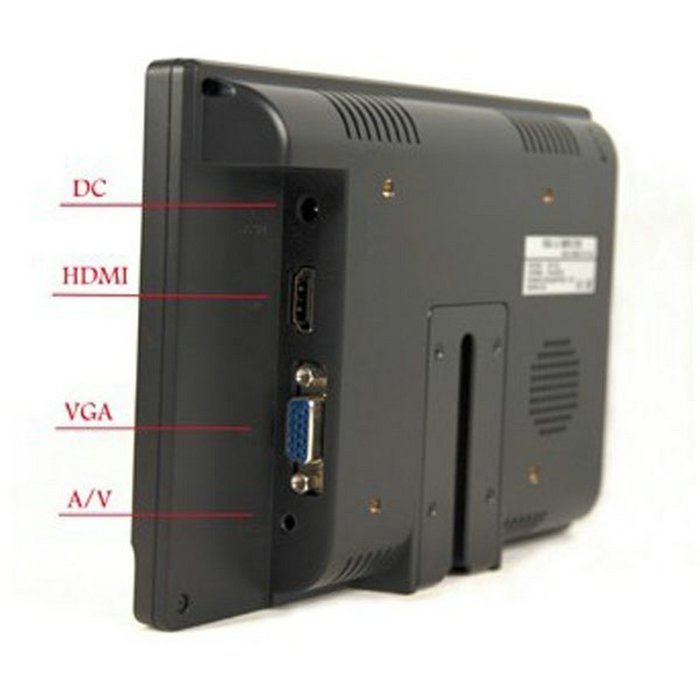 Koolertron&reg; 7 inch 16:9 HD TFT LCD Resistive Touch Screen VGA Monitor With HDMI Input 1920... N7