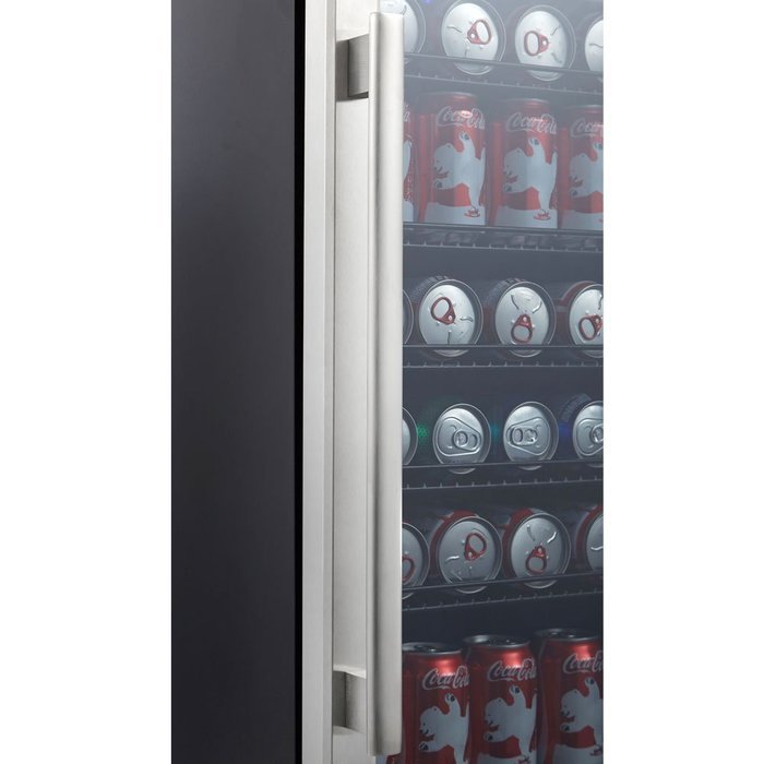 Kalamera 24" Beverage Refrigerator 175 Can Built-in or Freestanding Single Zone Touch Control N5