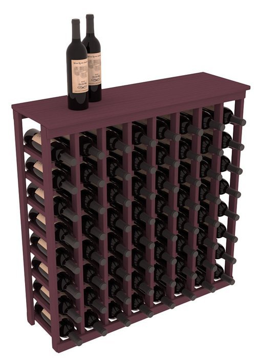 Wine Racks America Ponderosa Pine Tasting Table + Solid Top. 13 Stains to Choose From! N7