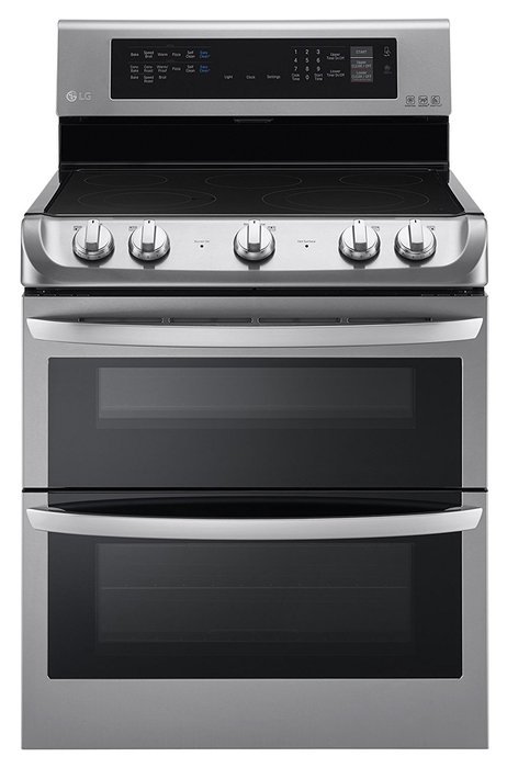 LG LDE4413ST 30" Stainless Steel Electric Smoothtop Double Oven Range