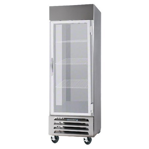 Beverage-Air HBF12-1-G 21" Horizon Series One Section Glass Door Reach-In Freezer 12 cu.ft. Capacity Stainless...
