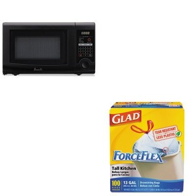 KITAVAMO7192TBCOX70427 - Value Kit - Avanti 0.7 Cubic Foot Capacity Microwave Oven (AVAMO7192TB) and Glad ForceFlex...