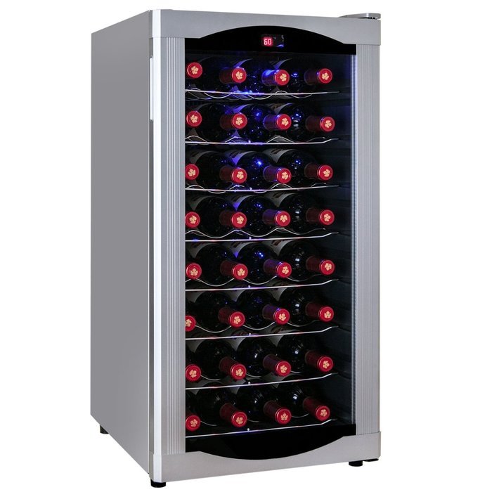 Firebird New Thermoelectric Quiet Operation Wine Cooler Cellar Chiller Refrigerator (28 bottles) N14