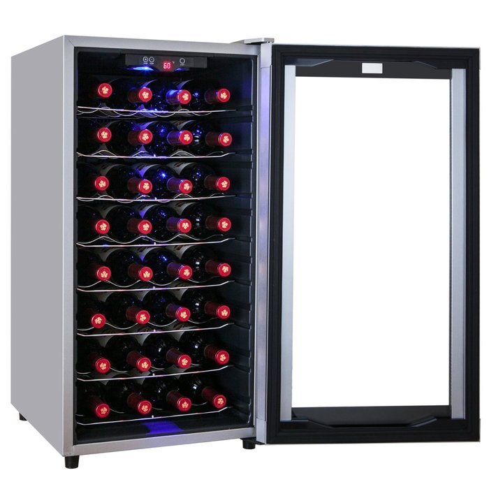 Firebird New Thermoelectric Quiet Operation Wine Cooler Cellar Chiller Refrigerator (28 bottles) N15