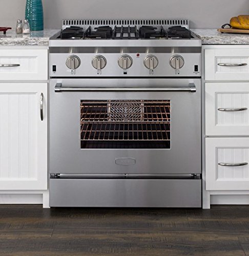 AGA APRO30AGSS 30" Professional Gas Range with RapidBake Convection, Stainless Steel N3