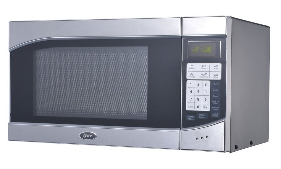 Oster OGH6901 0.9 Cubic Feet 900-Watt Countertop Digital Microwave Oven, Stainless Steel/Black N2