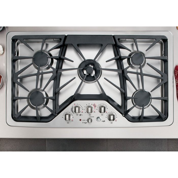 GE Cafe CGP650SETSS 36" Built-In Gas Cooktop N2