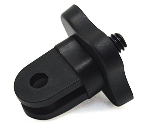 ProGear Black Tripod Adapter With Mounts And 3 Way Pivot Arm Bundle For GoPro Hero 4/3+/3/2/1 Converts 1/4 inch N2