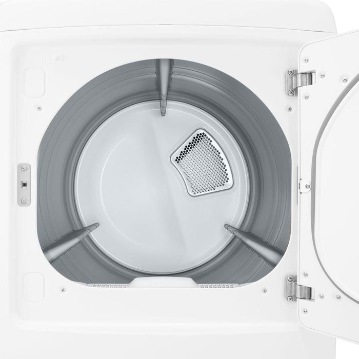 LG DLE1501W 27" Electric Front Load Dryer with 7.3 cu. ft. Capacity, Front Control, 8 Drying in White N3