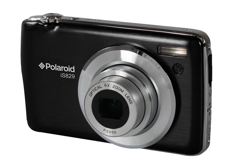 Polaroid IS829-BLK-PR 16 Digital Camera with 2.7-Inch LCD (Black)