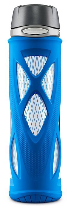 Zulu Atlas Glass Water Bottle with Flip Lid N7