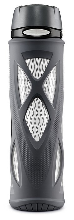 Zulu Atlas Glass Water Bottle with Flip Lid N11