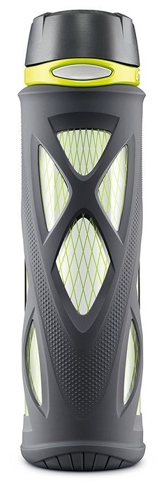 Zulu Atlas Glass Water Bottle with Flip Lid N12