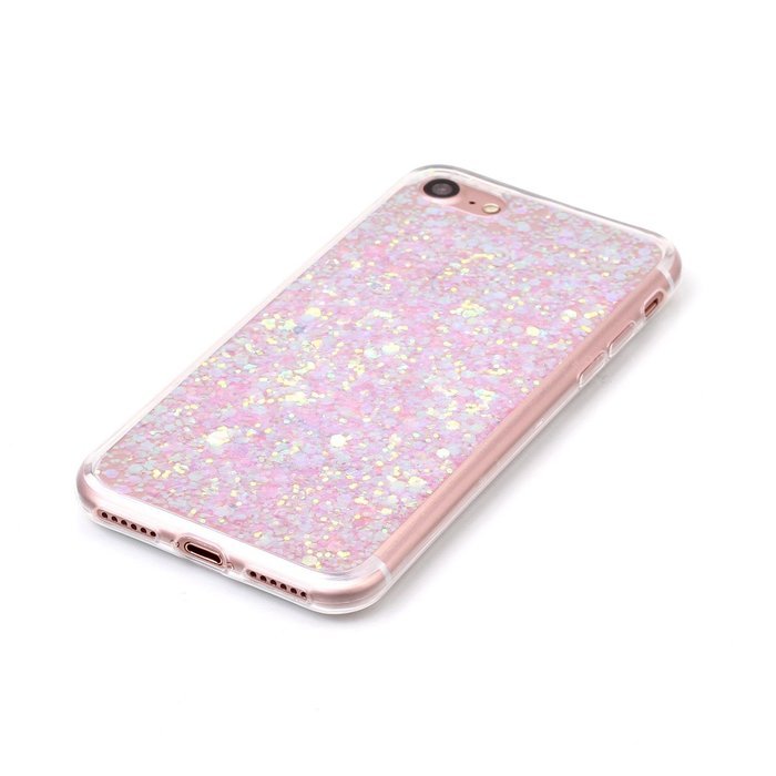 iPhone 7 2016 Bling Case,IKASEFU Creative 3 Layer Glitter Skin+Tpu+PC Glorious Silicone Bumper Case Cover for... N41