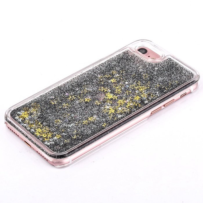 iPhone 7 2016 Bling Case,IKASEFU Creative 3 Layer Glitter Skin+Tpu+PC Glorious Silicone Bumper Case Cover for... N44