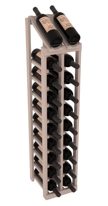 Wine Racks America Ponderosa Pine 2 Column 10 Row Display Top Kit. 13 Stains to Choose From! N8