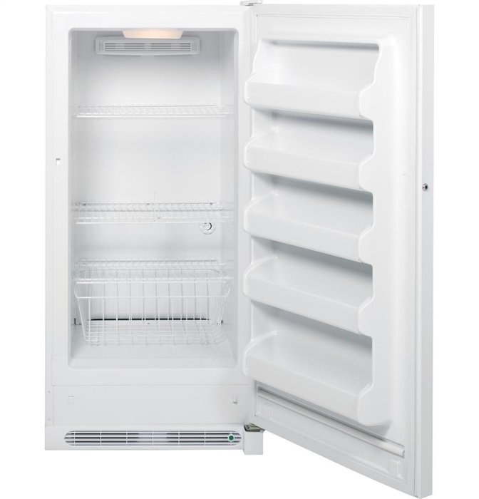 GE FUF14DHRWW 13.8 Cu. Ft. White Upright Freezer N2