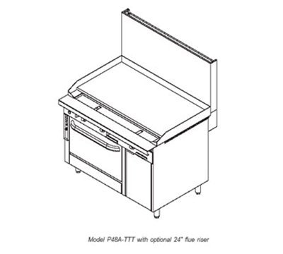 Southbend Platinum Heavy Duty Range 48" - P48N-TTTT