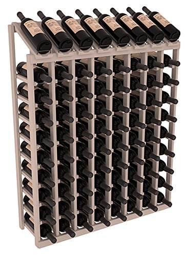 Wine Racks America Ponderosa Pine 8 Column 10 Row Display Top Kit. 13 Stains to Choose From! N4
