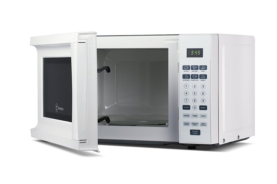 Westinghouse WCM770B 700 Watt Counter Top Microwave Oven, 0.7 Cubic Feet, Black Cabinet N9