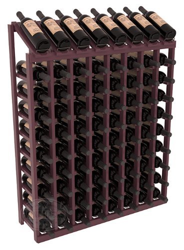 Wine Racks America Ponderosa Pine 8 Column 10 Row Display Top Kit. 13 Stains to Choose From! N5