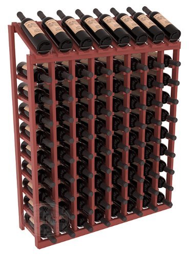 Wine Racks America Ponderosa Pine 8 Column 10 Row Display Top Kit. 13 Stains to Choose From! N6