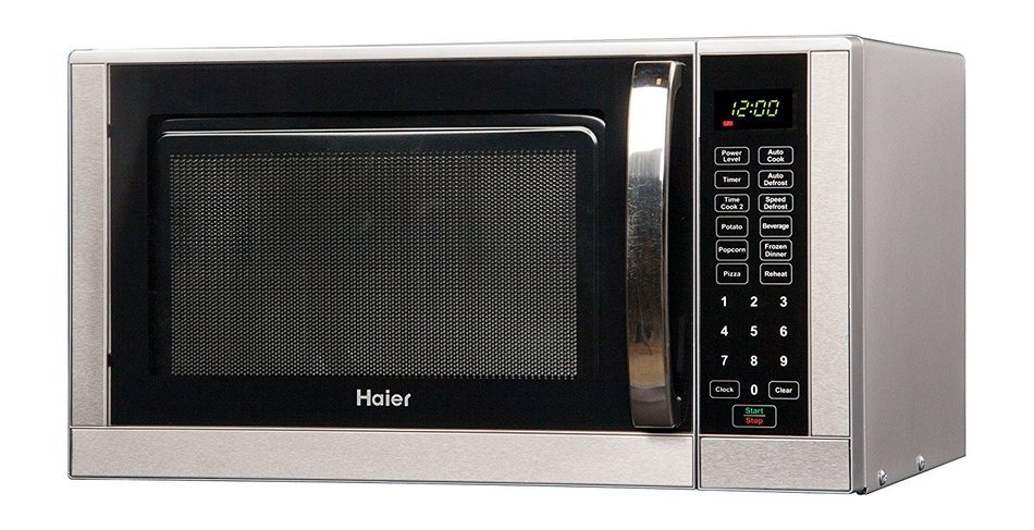 Haier HMC935SESS Stainless Steel Countertop Microwave Oven, 900-watt N3