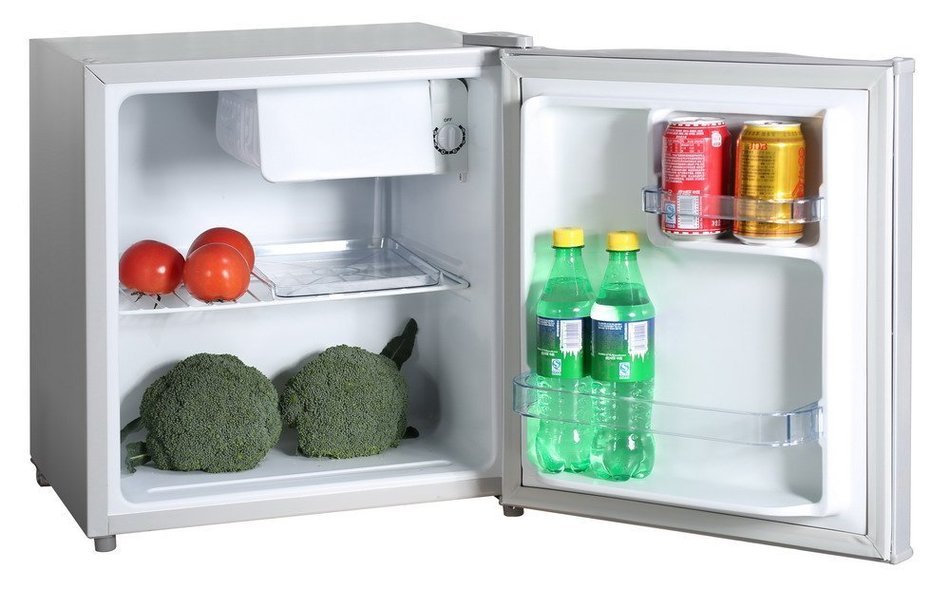 Conbridge CBBC -48SFOA 1.7 Cu.Ft. Compact Refrigerator With Ice-box,Silver N2