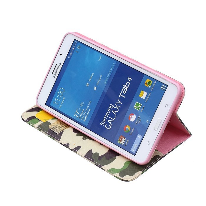Galaxy Tab 4 10.1 Case, High Quality PU Leather Wallet Case [Card Slots] Damage Resistance and Kickstand Feature... N147