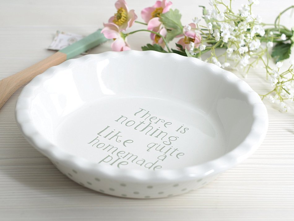Creative Tops 10-inch Katie Alice Cottage Flower Shabby Chic Stoneware Pie Dish, Multi-Colour N2