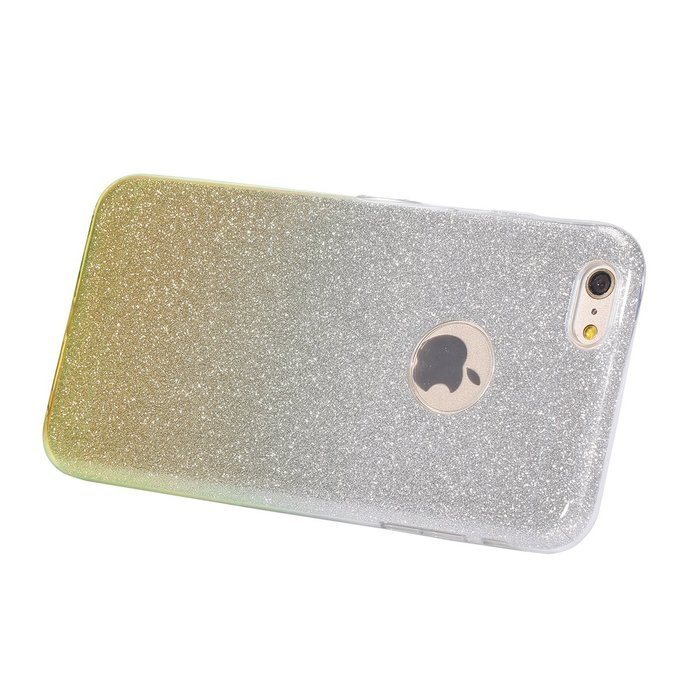 iPhone 6S Plus Bling Case,IKASEFU Creative 3 Layer Glitter Skin+Tpu+PC Glorious Silicone Bumper Case Cover for... N27