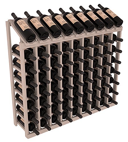 Wine Racks America Ponderosa Pine 9 Column 8 Row Display Top Kit. 13 Stains to Choose From! N14