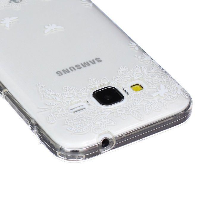 J7 Case, Firefish Colorful Pattern TPU Durable Soft TPU Back [Soft-Flex] [Shock Absorption Technology] Case for... N144