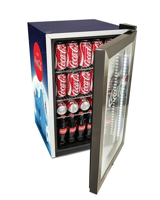 Nostalgia BC24COKE Coca-Cola 80-Can Commercial Beverage Cooler N3