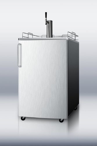 Summit SCFF70 38" Commercially Approved Chest Freezer with 6 cu. ft. Capacity Frost-Free Operation Fan-Forced...