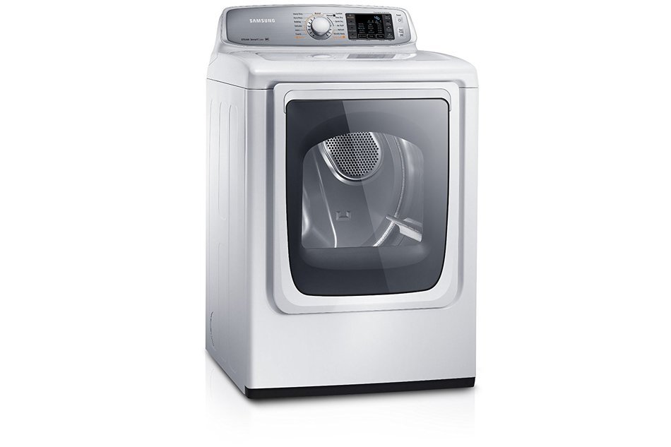 Samsung DV50F9A6GVW Gas Front Load Dryer with Steam Dry, 7.4 Cubic Feet, Neat White N3