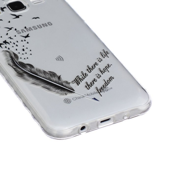 J7 Case, Firefish Colorful Pattern TPU Durable Soft TPU Back [Soft-Flex] [Shock Absorption Technology] Case for... N180