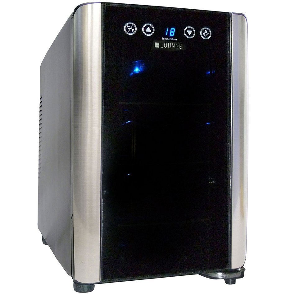 + Six storage wine cellar LNE-W306B LOUNGE touch panel & UV cut specification (japan import)
