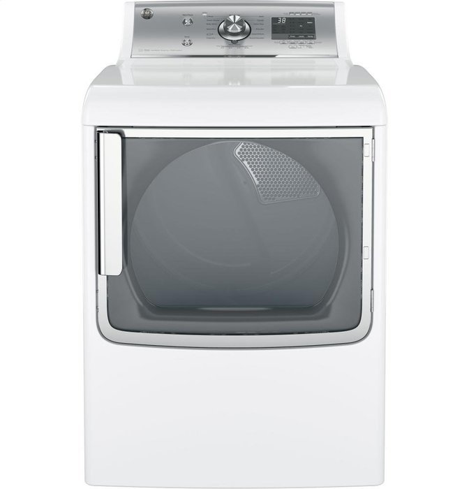 GE GTD86GSSJWS 7.8 Cu. Ft. White Gas Dryer - Energy Star N3