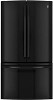 GE GNE29GGHBB 28.5 Cu. Ft. Black French Door Refrigerator - Energy Star