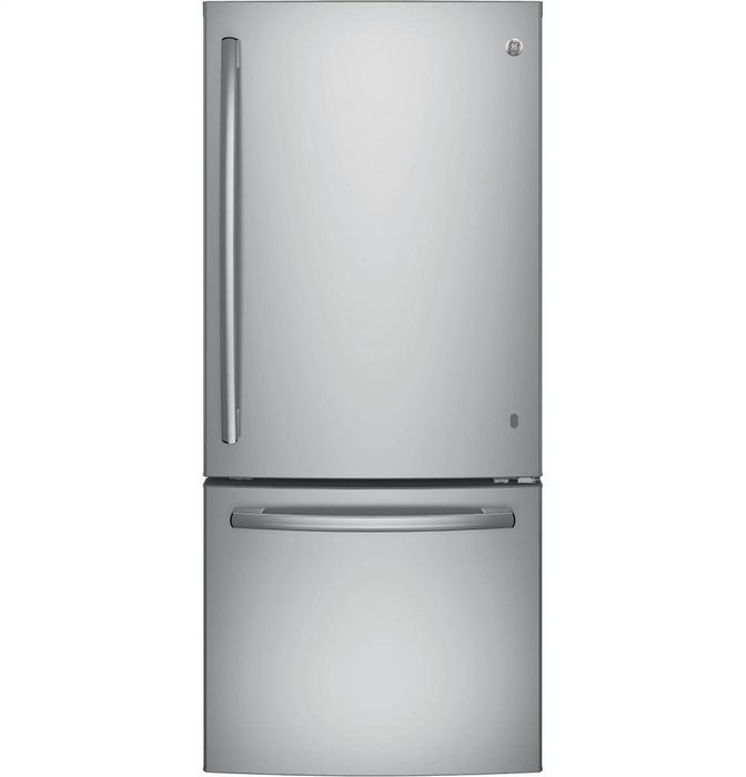GE Stainless Steel Bottom Freezer Refrigerator N14