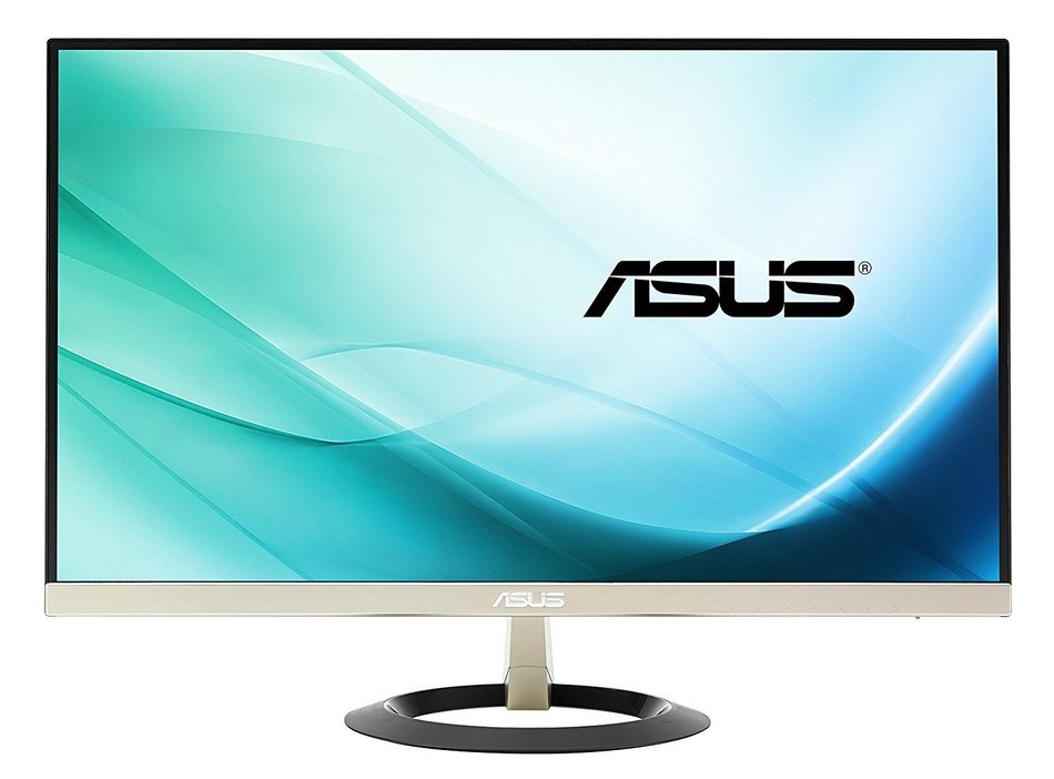 ASUS Frameless Gold 21.5" 5ms (GTG) HDMI Widescreen LCD/LED Monitor IPS 80,000,000:1 , Ultra-Slim... N4